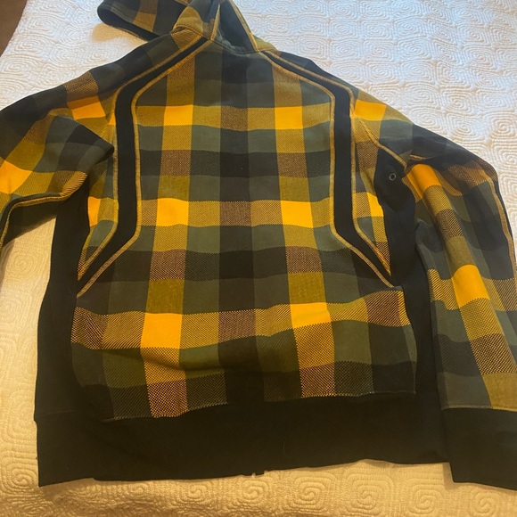 Vintage y2k men’s Lululemon scuba hoodie plaid - Picture 10 of 10